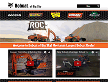 Tablet Screenshot of bobcatofbigsky.com